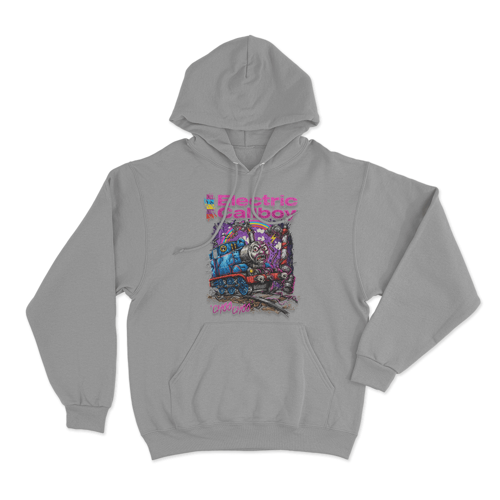 Choo Choo Unisex Hoodie Grey Choo Choo Unisex Hoodie Grey