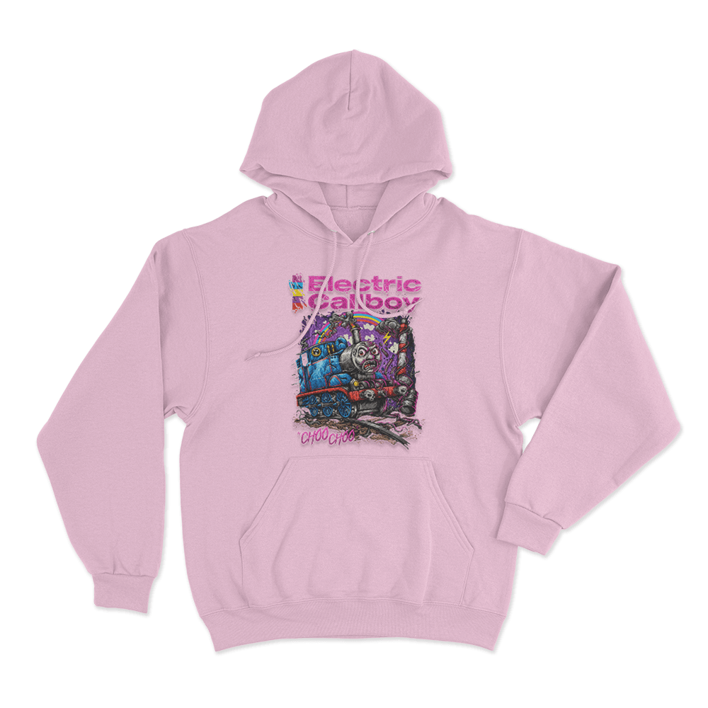 Choo Choo Unisex Hoodie Pink Choo Choo Unisex Hoodie Pink