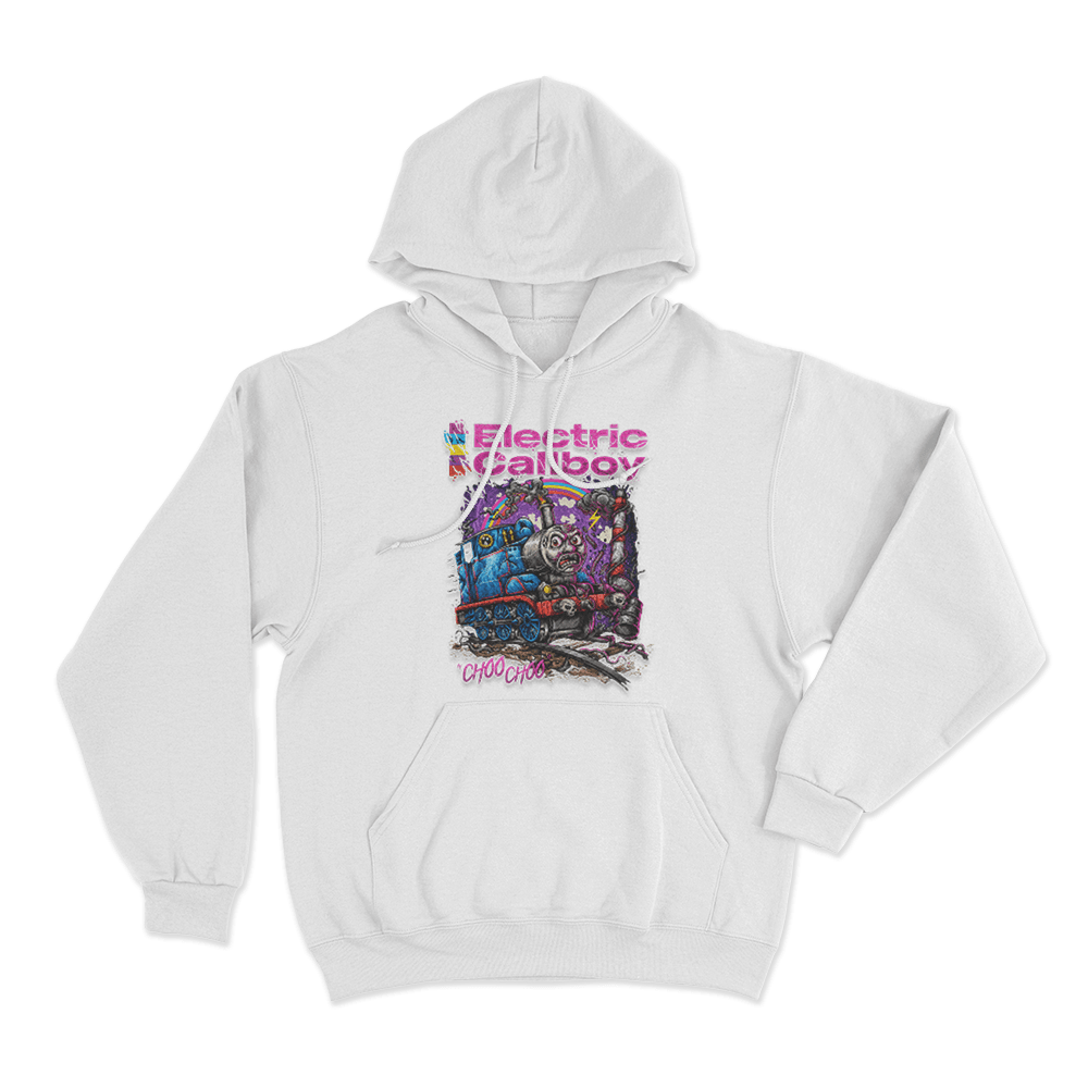 Choo Choo Unisex Hoodie White Choo Choo Unisex Hoodie White