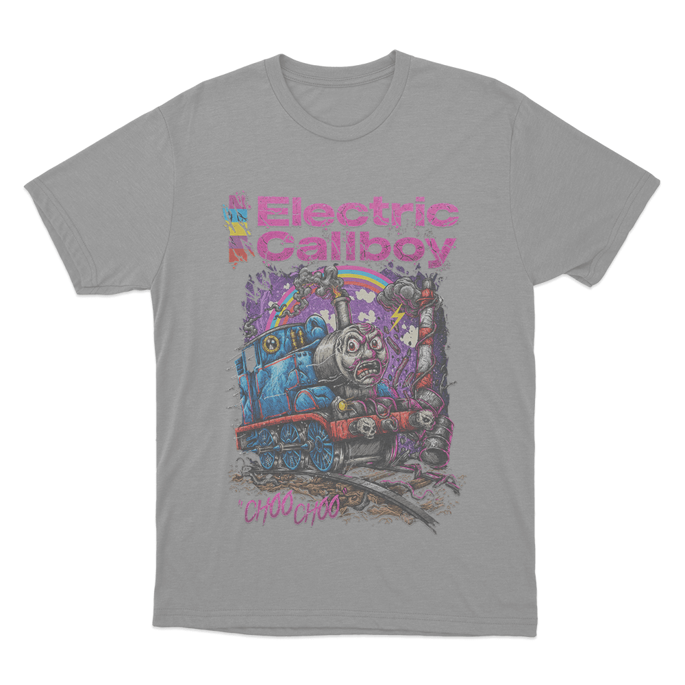 Choo Choo Unisex T Shirt Grey Choo Choo Unisex T Shirt Grey