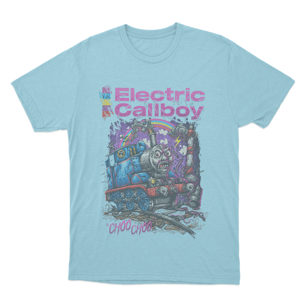 Choo Choo Unisex T Shirt Sky Blue Choo Choo Unisex T Shirt Sky Blue