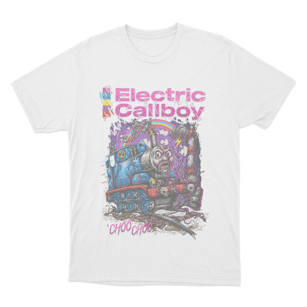 Choo Choo Unisex T Shirt White Choo Choo Unisex T Shirt White