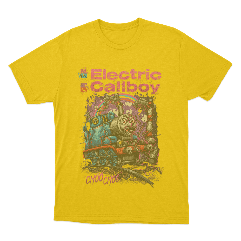 Choo Choo Unisex T Shirt Yellow Choo Choo Unisex T Shirt Yellow