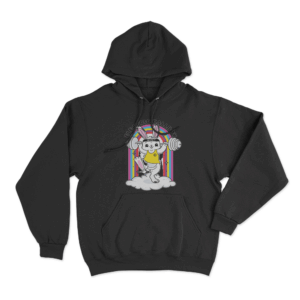 Electric Callboy Pump It Bunny Unisex Hoodie Black