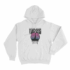 Melting Brain Unisex Hoodie White