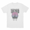 Melting Brain Unisex T Shirt White